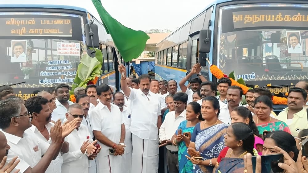 பழனி பேருந்து நிலையத்திலிருந்து புதிய பேருந்து சேவை துவக்கம்