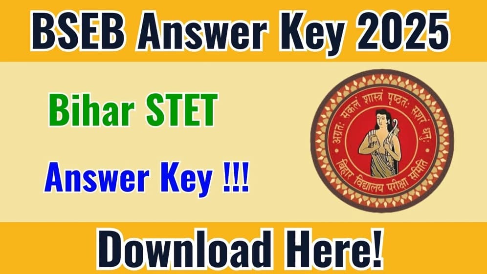 Bihar STET 2025 Result Date Announced; Final Answer Key to Release Soon