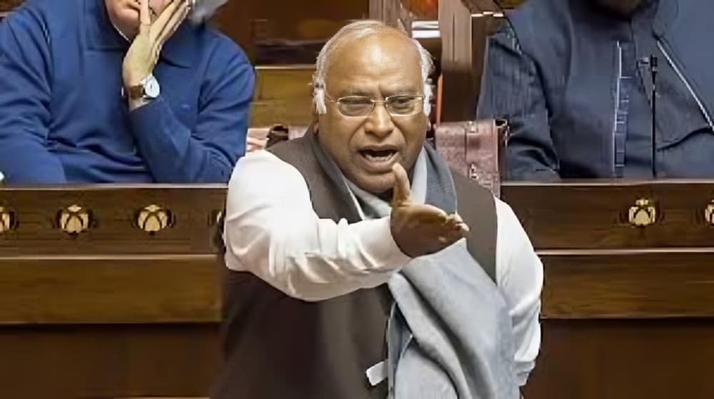 Parliament Winter Session: Rajya Sabha Witnesses Major Disruption Over Congress Chief Kharge’s Address