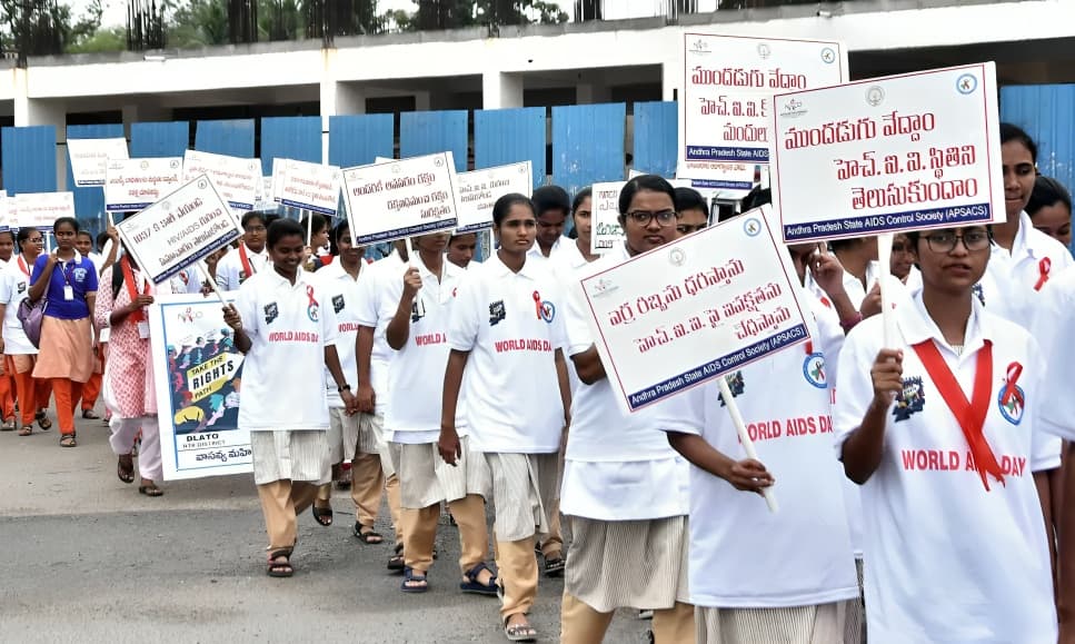 Hyderabad Observes World AIDS Day with Awareness Rally