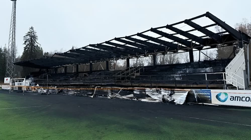 FC Haka Stadium Destroyed in Arson Attack by Teenager in Finland