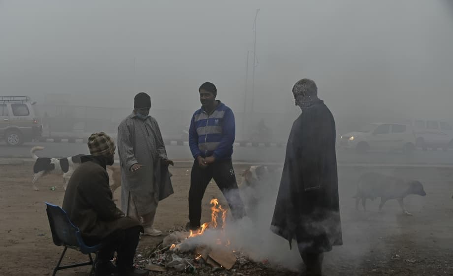 Cold Wave Intensifies in Kashmir, Srinagar Records –1.8°C Minimum Temperature