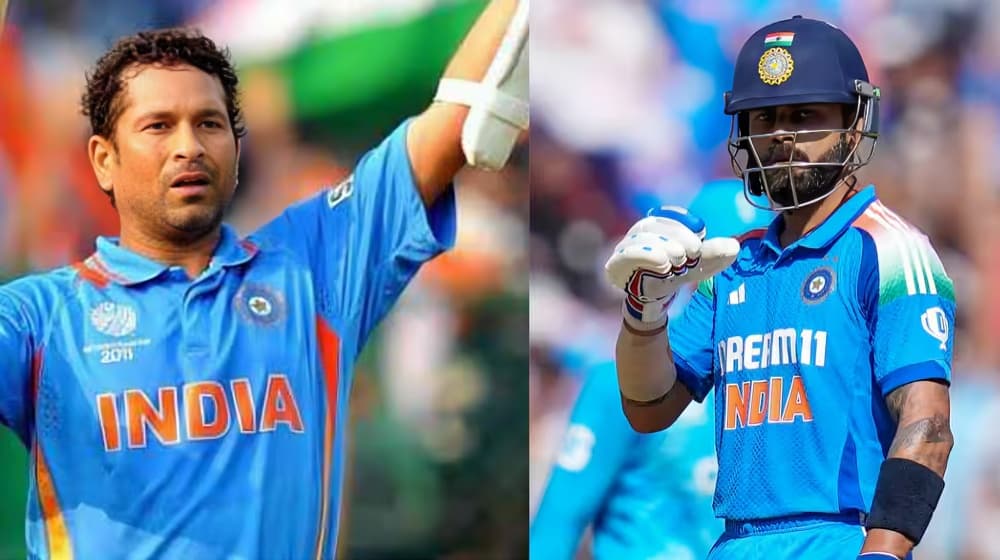 Virat Kohli on Brink of History, 25 Runs Away from Surpassing Sachin Tendulkar’s World Record