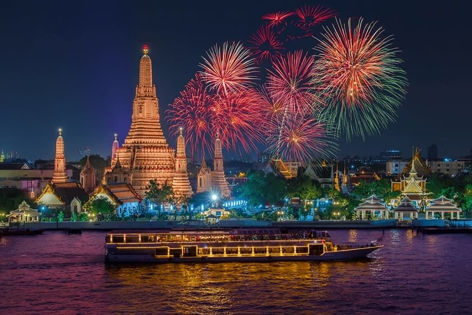 Bangkok Welcomes the New Year With Citywide Celebrations and Fireworks