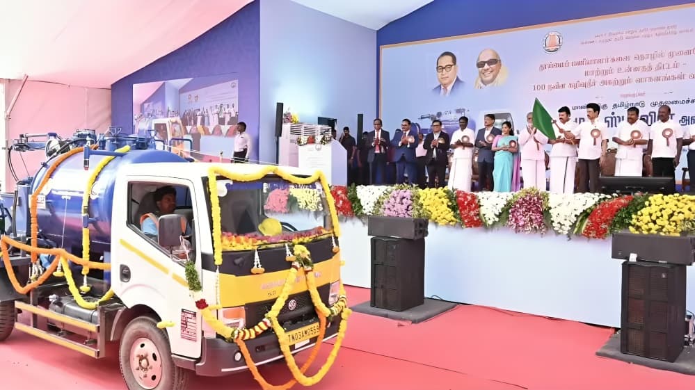 சென்னைக்கு 64 புதிய கழிவு மற்றும் சுத்திகரண வாகனங்கள்; நகரம் இன்னும் சுத்தமாகிறது