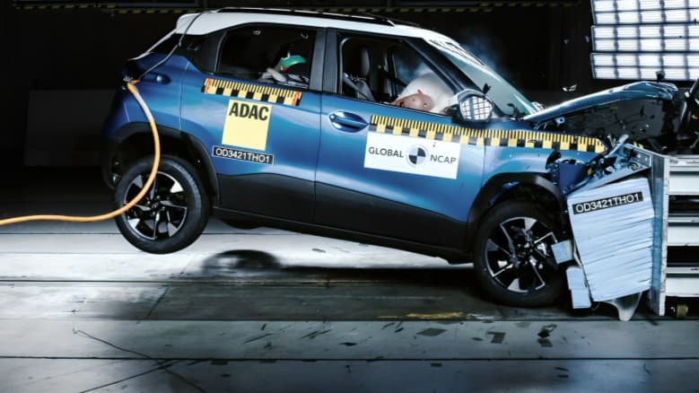 Tata Punch Facelift Undergoes Advanced Crash Test Demonstrating Enhanced Safety
