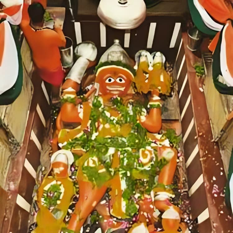 Magh Mela 2026: Massive Crowd at Shri Bade Hanuman Ji Temple in Prayagraj as Devotees Line Up for Darshan