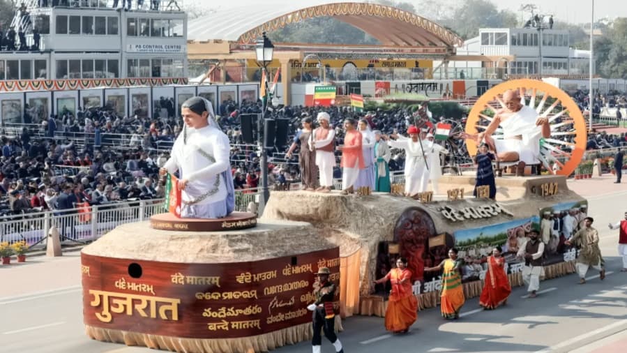 Gujarat Tableau Wins Popular Choice Award at 77th Republic Day Parade