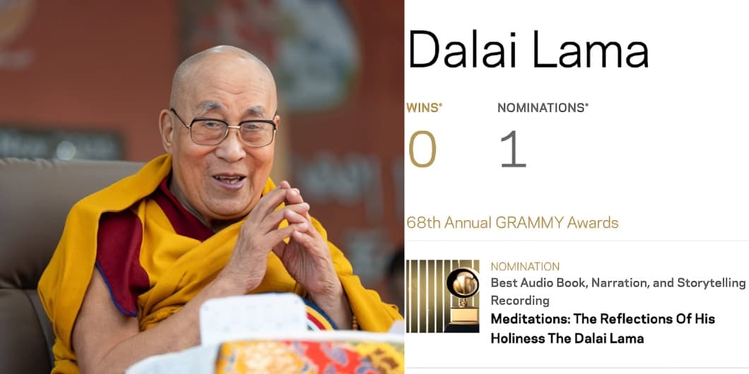 Dalai Lama Wins First Grammy Award for Spoken Word Album at Grammys 2026