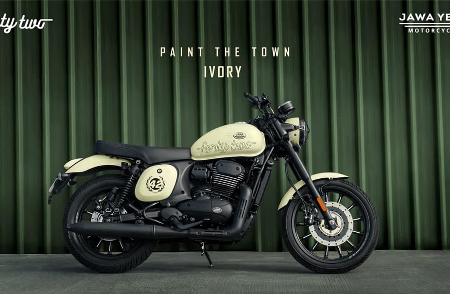 Jawa 42 Introduced In New Ivory Colour Option Priced At Rs 1.85 Lakh Ex Showroom