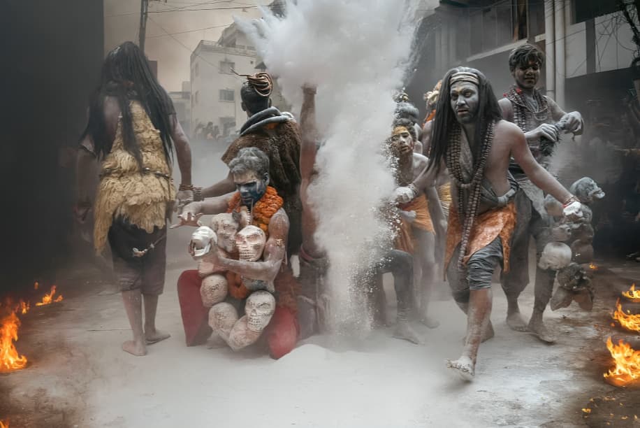 Masaan Holi at Manikarnika Ghat Reflects Spiritual Traditions of Kashi