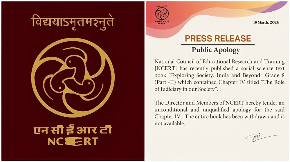 NCERT Withdraws Class 8 Social Science Book and Issues Apology Over Chapter on Judiciary