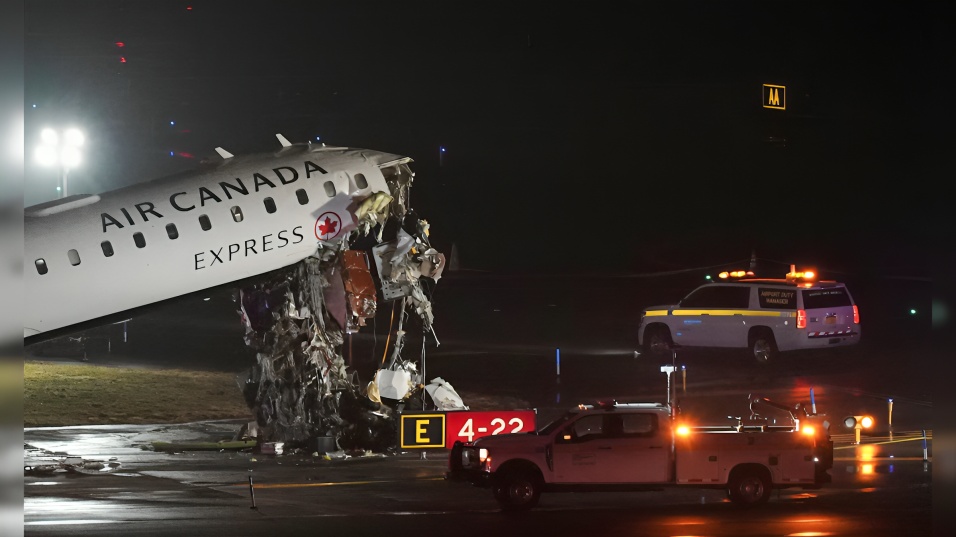Air Canada Express Aircraft Collides With Fire Vehicle at LaGuardia Airport Investigation Underway