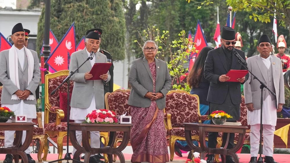 Balendra Shah takes oath as Prime Minister of Nepal in Kathmandu ceremony