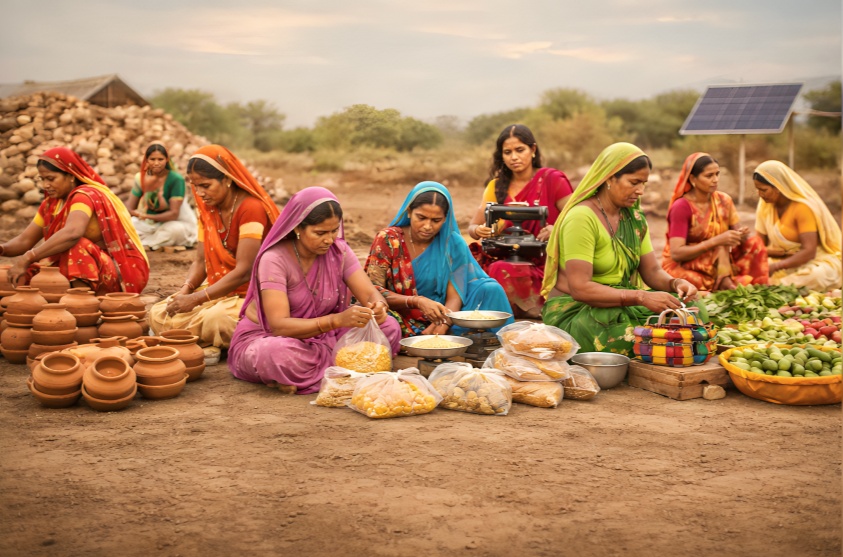 Over 90000 Rural Women in Bundelkhand Build Businesses Worth Rs 2000 Crore