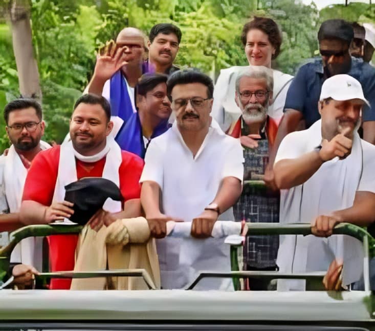 MK Stalin Alleges BJP Conspiracy in Tamil Nadu Promises Enhanced Welfare Schemes