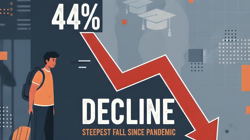 Indian Student Numbers in United States Decline by Nearly 7 Percent Amid Stricter Visa Policies