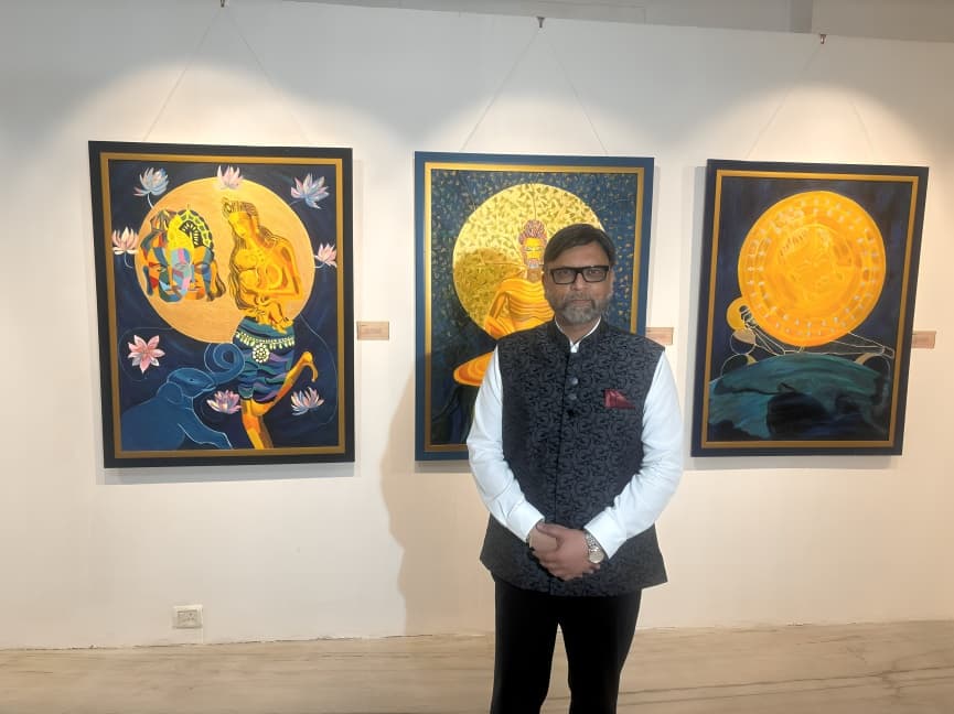 Ambassador Jayant Khobragade showcases paintings in Delhi exhibition blending art and diplomacy