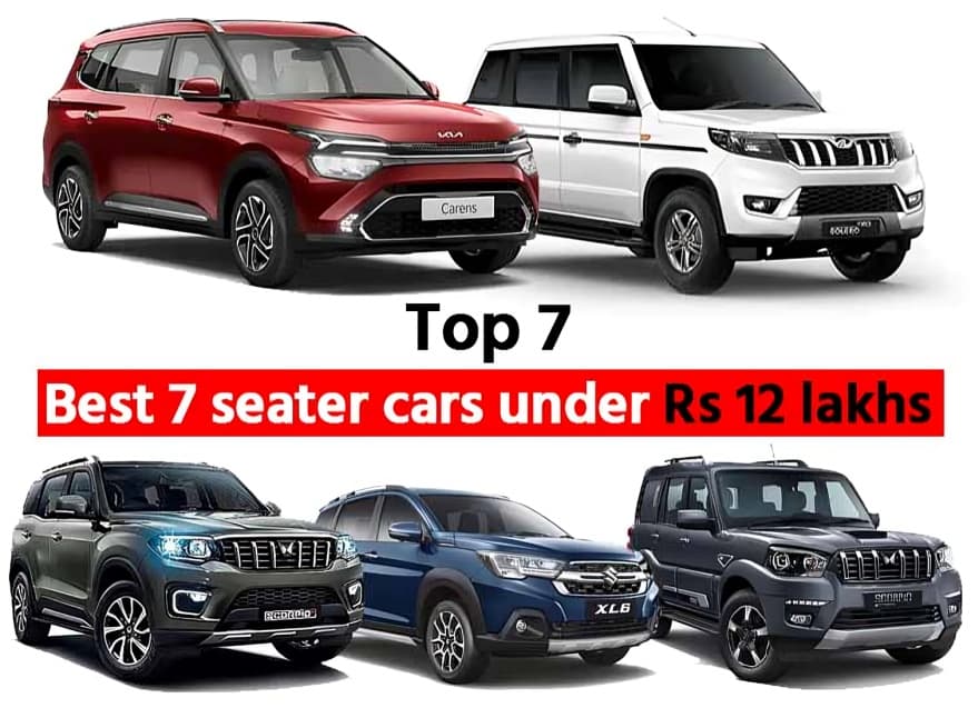 Top 5 Budget-Friendly 7-Seater Cars in India Under ₹12 Lakh