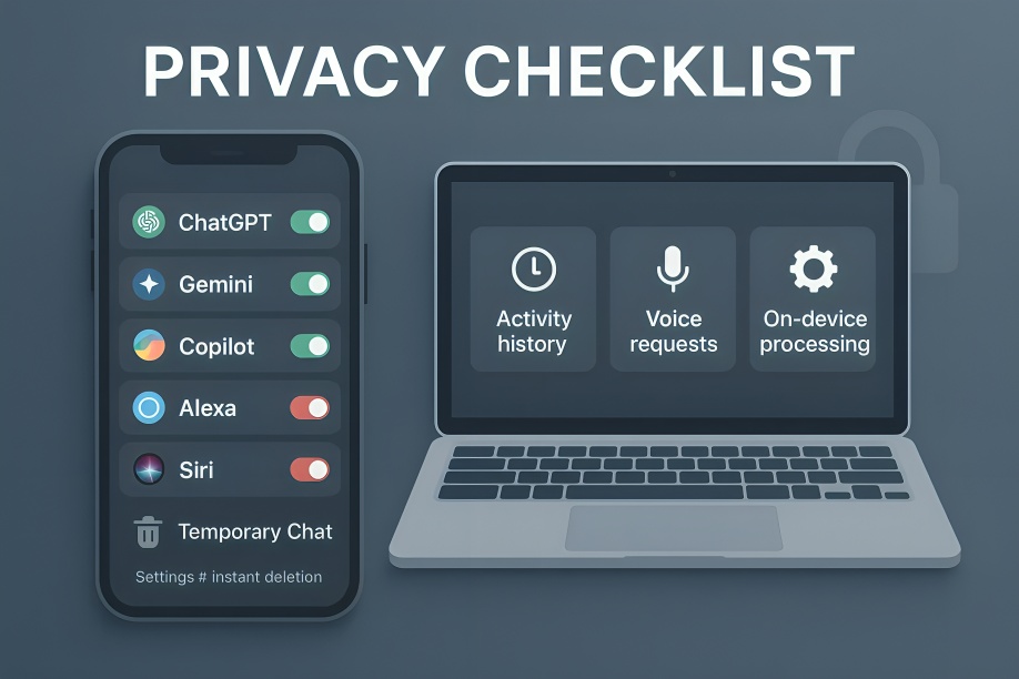 How to Protect Your Privacy While Using ChatGPT Gemini and Copilot