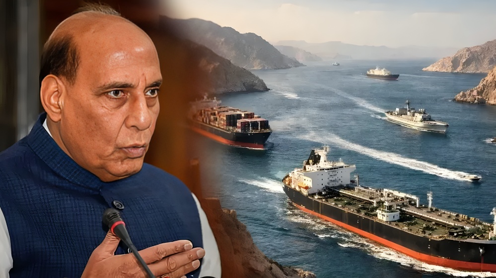 Rajnath Singh Highlights India’s Diplomacy in Ensuring Safe Passage of Ships Through Strait of Hormu