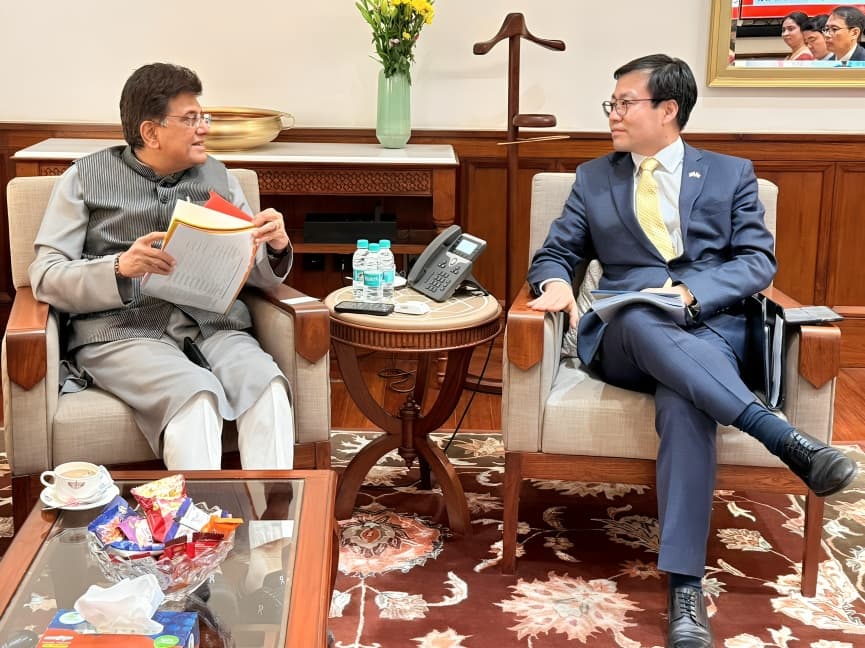Piyush Goyal Holds High-Level Talks with South Korea and Austria to Strengthen Economic Cooperation
