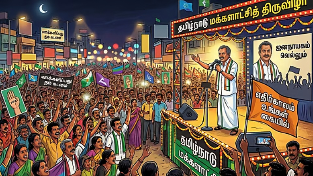 தமிழ்நாடு சட்டப்பேரவை தேர்தல் பிரச்சாரம் இன்று மாலை நிறைவு கட்சிகளுக்கு தேர்தல் ஆணையம் கடும் எச்சரிக