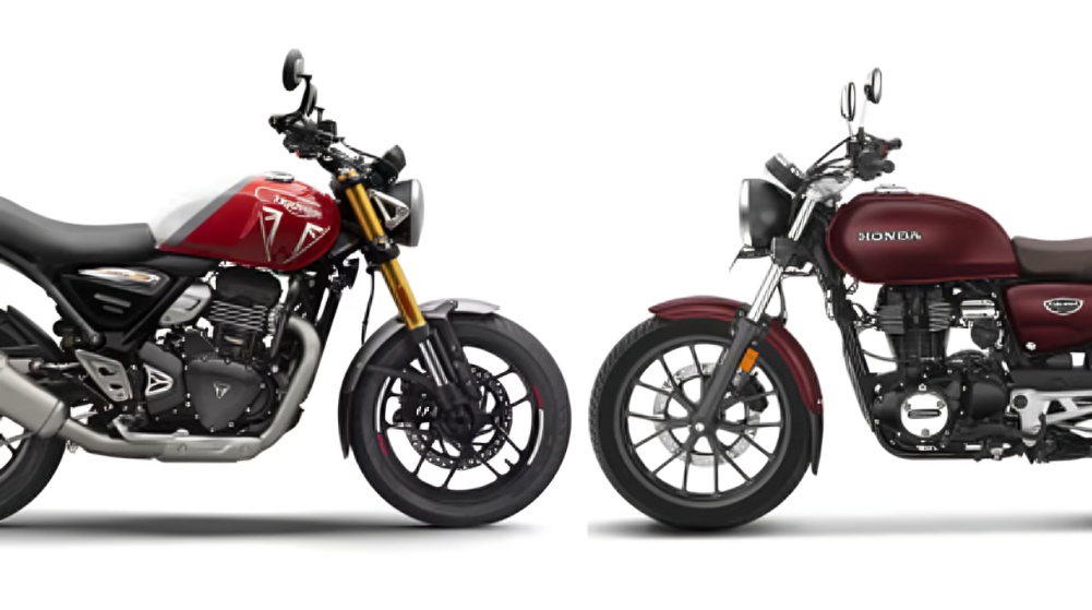 Triumph Speed 400 350 vs Honda CB350 Comparison Performance vs Comfort in 350cc Segment