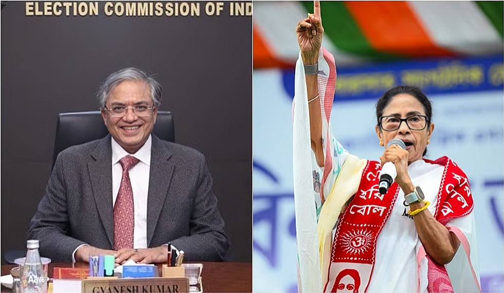 தமிழ்நாடு மற்றும் மேற்கு வங்கத்தில் அதிக வாக்குப்பதிவு வாக்காளர்களுக்கு தேர்தல் ஆணையம் பாராட்டு