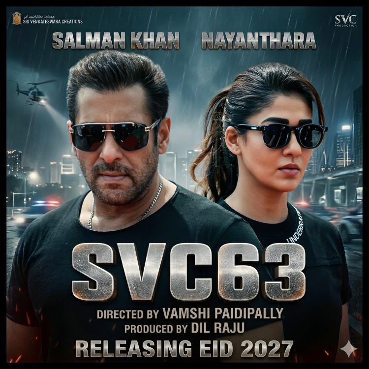 Salman Khan Confirms Eid 2027 Release for SVC63 Co Starring Nayanthara Shares First Look from Set