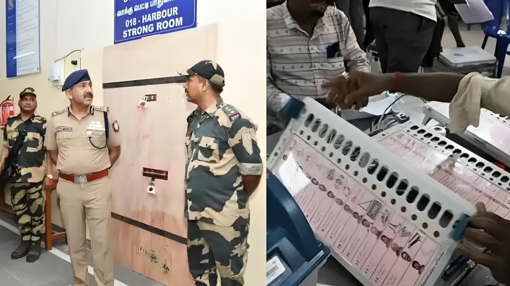 தமிழ்நாடு தேர்தல் முடிவுகள் 2026 சென்னை வாக்கு எண்ணிக்கை மையங்களில் கடும் போலீஸ் பாதுகாப்பு