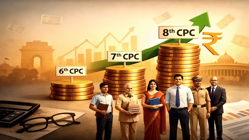 8th Pay Commission Reaches Six Month Stage Focus on Salary and Pension Revisions
