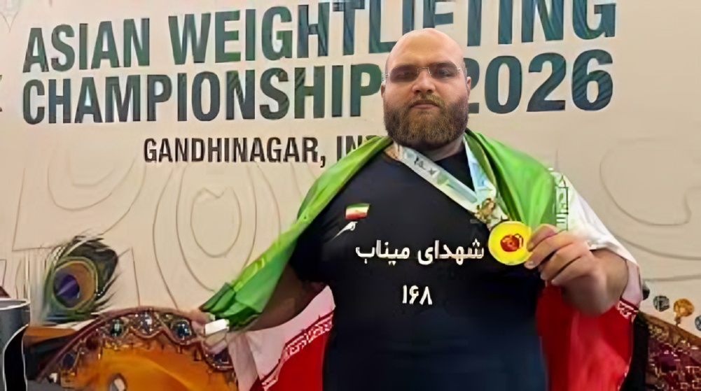Iran Weightlifting Team Receives Grand Welcome In New Delhi After Asian Championship Success