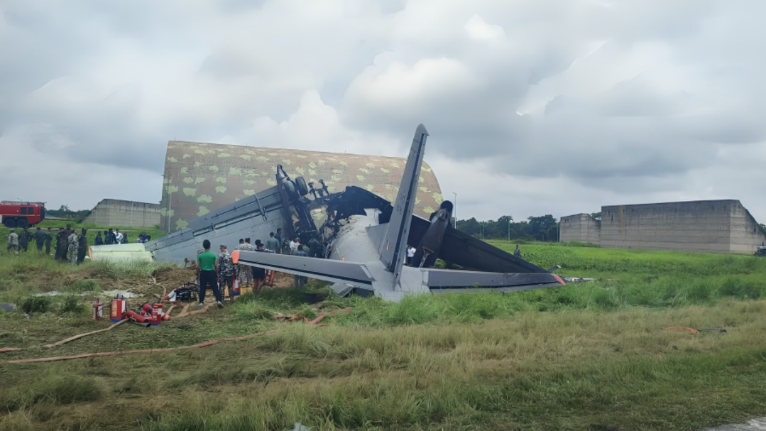 Indian Air Force AN 32 Transport Aircraft Involved in Accident at Jorhat Air Force Station