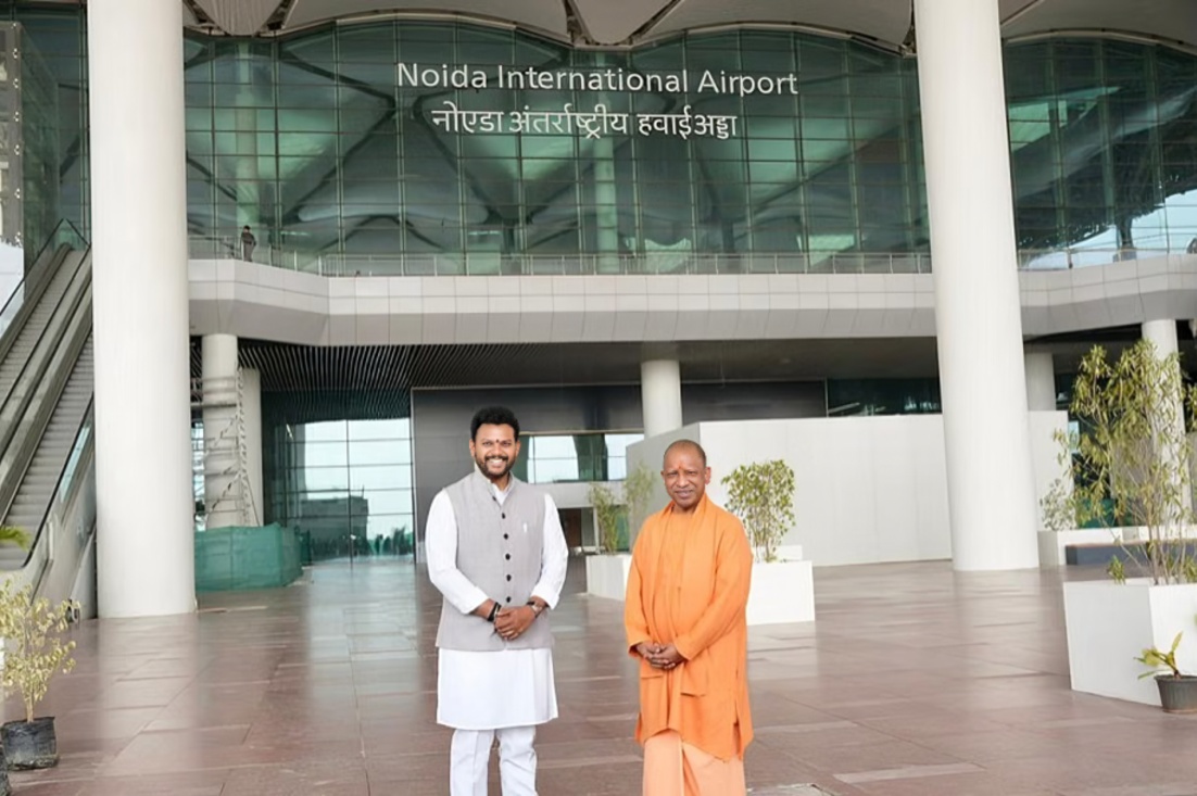 UP Chief Minister Yogi Adityanath to Honor Farmers Who Contributed Land for Noida International Airp