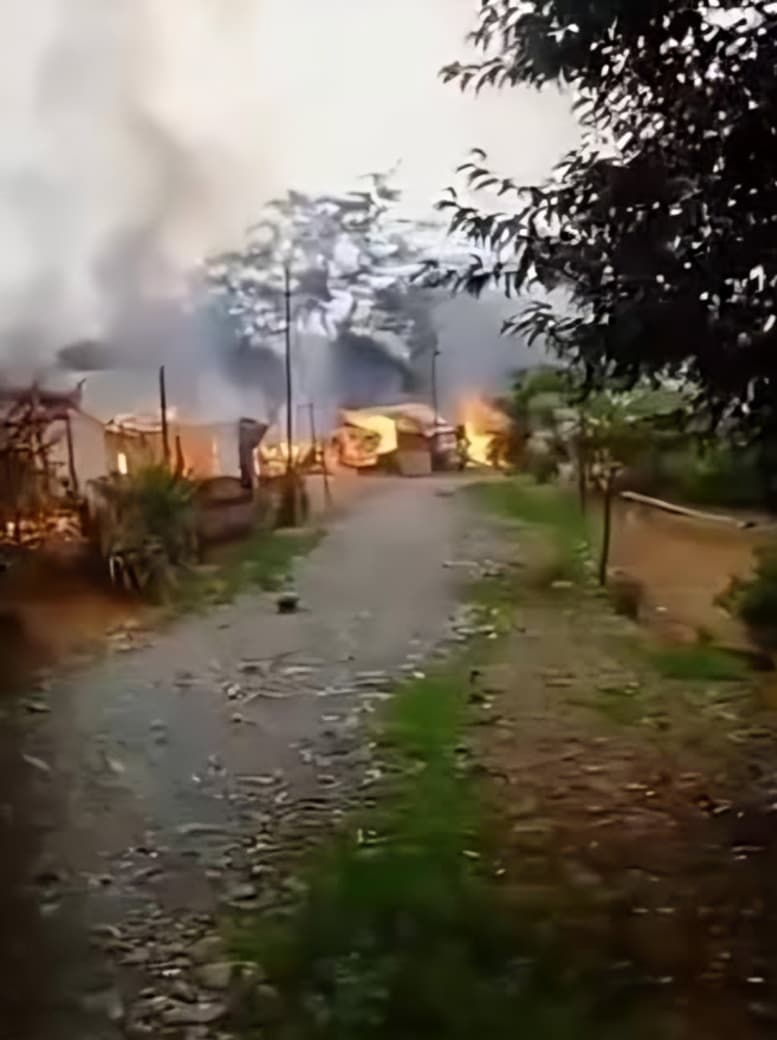 Several Houses Set Ablaze in Manipur's Kamjong District, Investigation Underway
