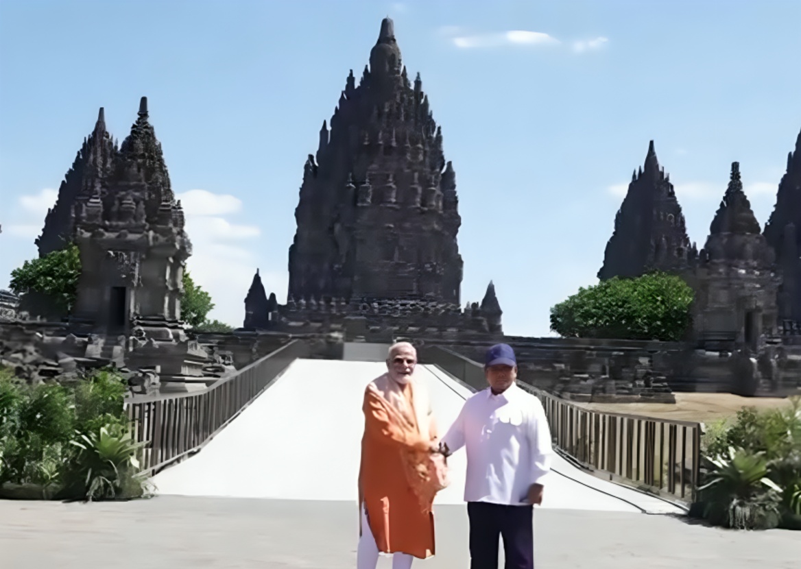 PM Narendra Modi Visits Historic Prambanan Temple During Indonesia Visit