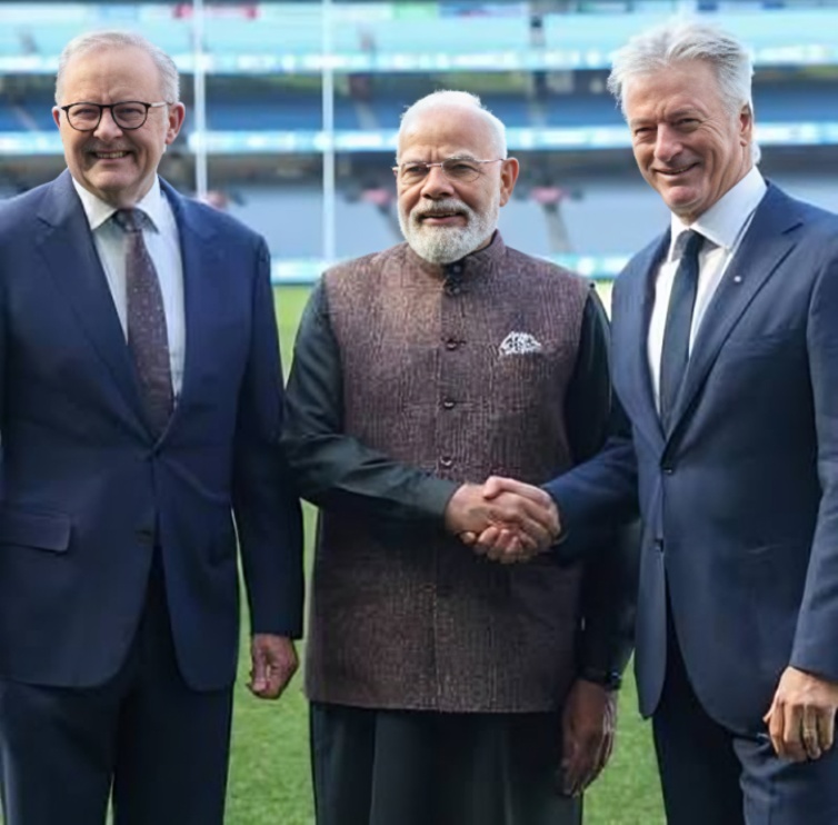 Prime Minister Narendra Modi Visits Melbourne Cricket Ground With Australian Prime Minister Anthony