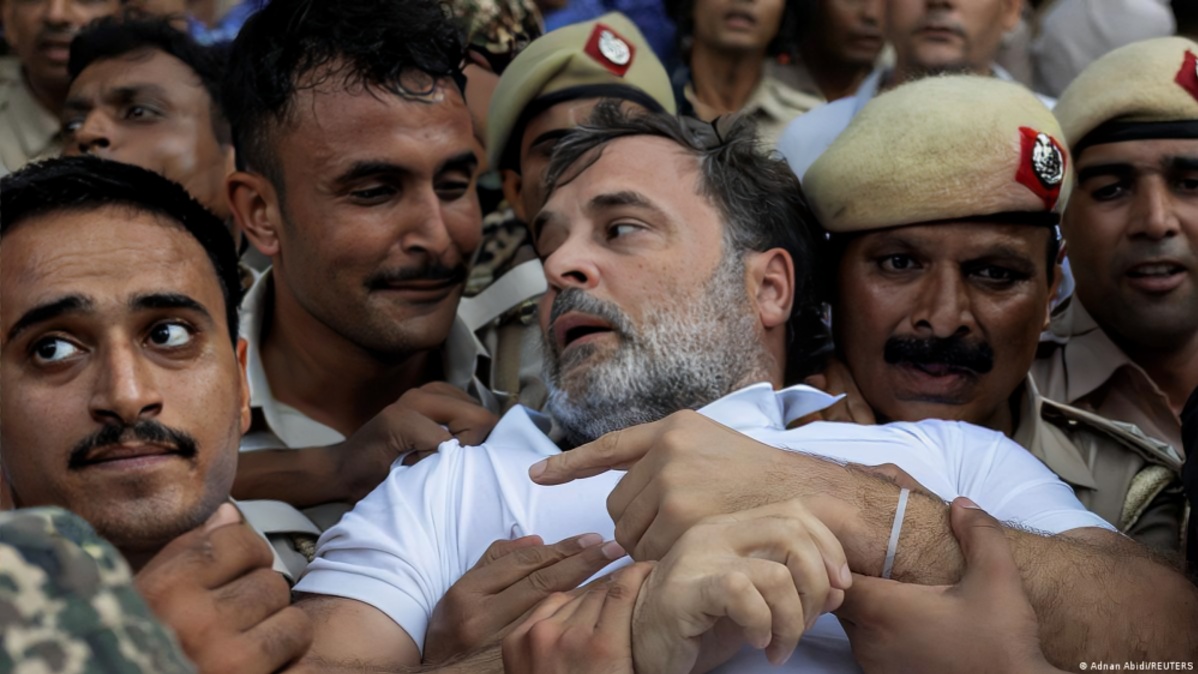 Rahul Gandhi and Opposition Leaders Detained During Protest Over Examination Paper Leak Issue