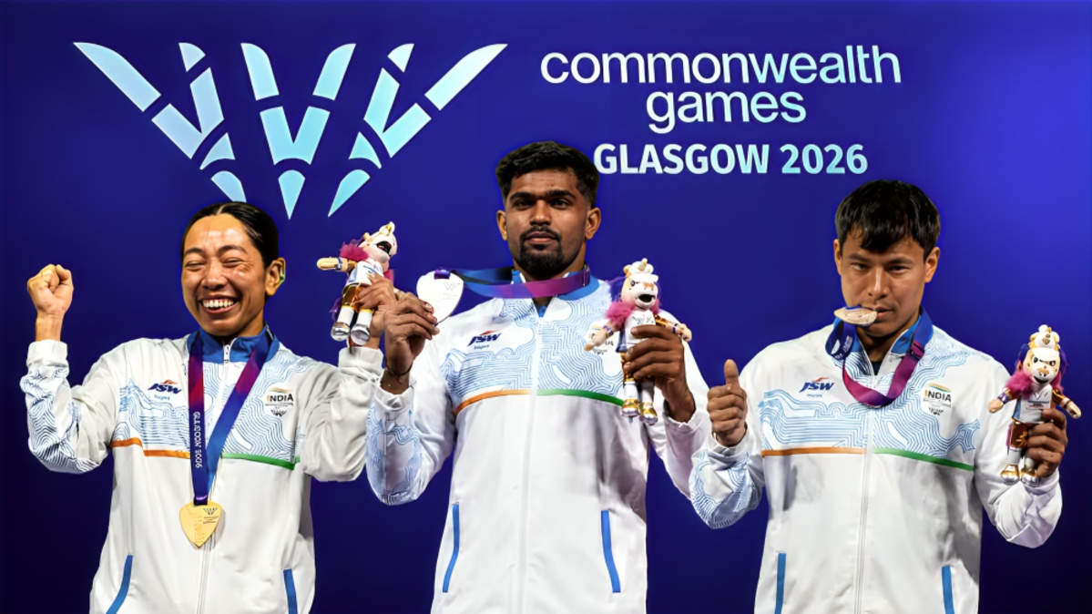 காமன்வெல்த் 2026 போட்டியில் இந்தியாவின் அசத்தல் சாதனை பதக்கப் பட்டியலில் முதல் 10 இடங்களில் முன்னேற்