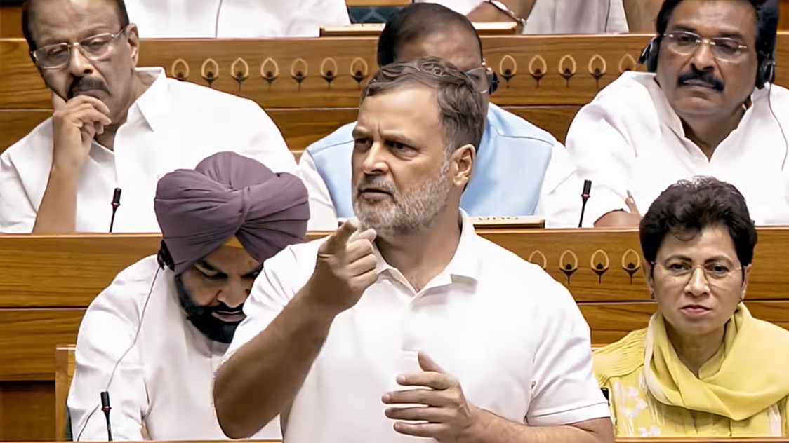 Education Debate in Parliament Rahul Gandhi Criticizes Government Opposition Protests Follow
