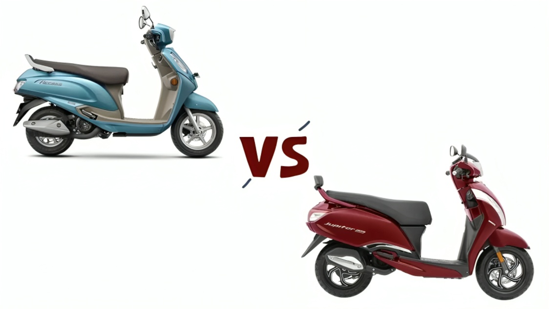 TVS Jupiter 125 vs Suzuki Access 125 Comparison Price Features Mileage and Specifications Explained