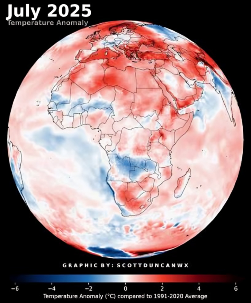 July 2023 Sets Global Heat Record as Extreme Temperatures Raise Climate Concerns