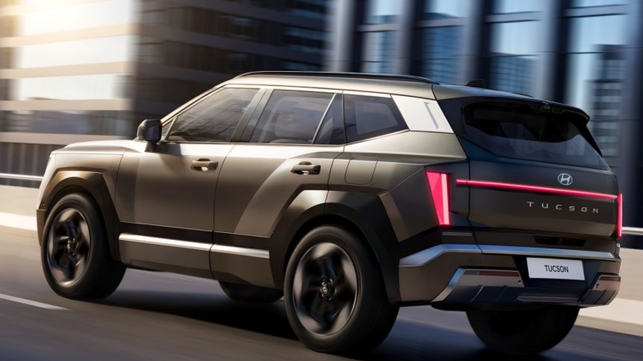 2027 Hyundai Tucson Revealed With New Boxy Design, Full Width LED Lighting and Larger Cabin