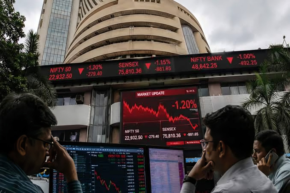 Sensex, Nifty End Nearly Flat as Rising Oil Prices, FII Selling and US Iran Tensions Weigh on Market