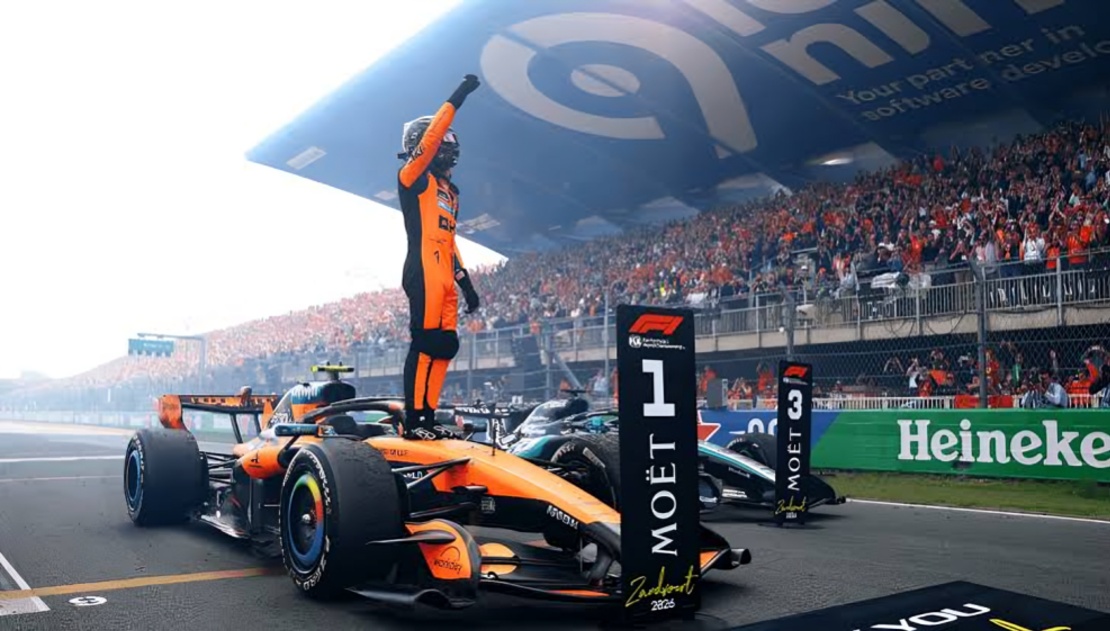 Max Verstappen Crashes Out on Opening Lap as Lando Norris Wins Dramatic Dutch Grand Prix