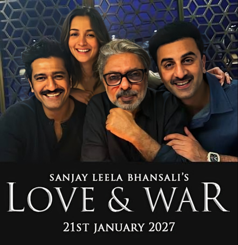 Ranbir Kapoor and Alia Bhatt Embrace Retro Looks for Sanjay Leela Bhansali’s Love and War