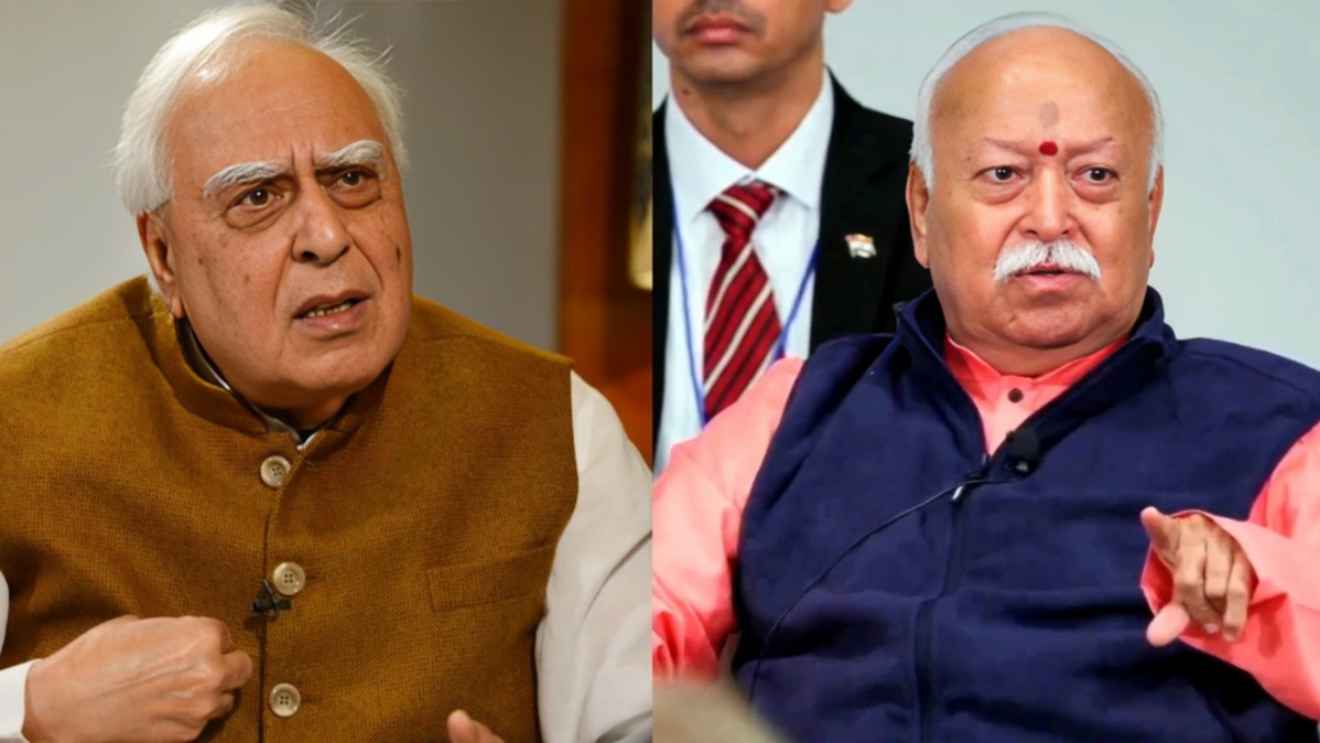 Kapil Sibal Takes Dig at Mohan Bhagwat Over Diversity Remarks, Questions ‘Double Speak’