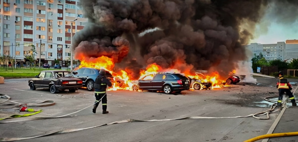 Kyiv Hit by Massive Russian Missile and Drone Attack, Multiple Explosions Reported