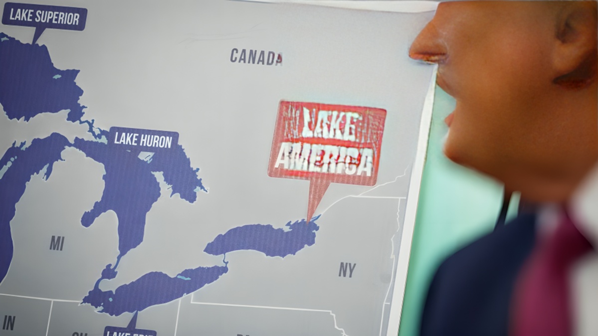 Trump Asks Apple to Rename Lake Ontario as Lake America on Maps